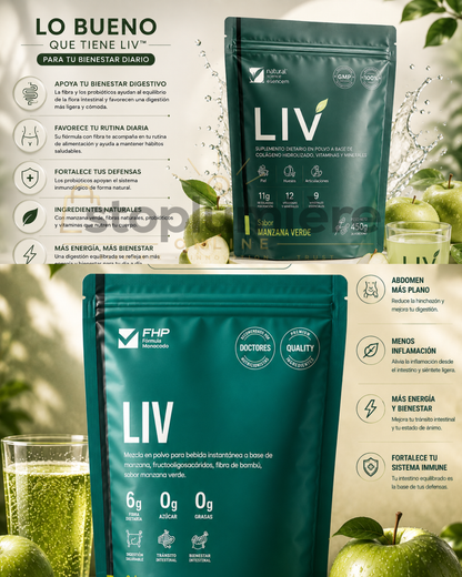LIV SUPLEMENTO NATURAL DE MANZANA