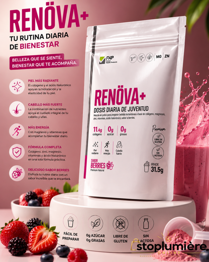Renova Colágeno Hidrolizado con Biopéptido Activos Berries